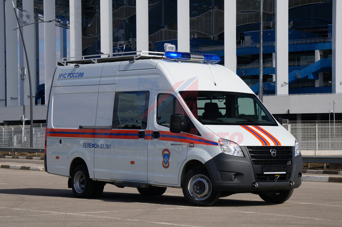 Аварийно-спасательный автомобиль МЧС на базе ГАЗель Next со спасательным оборудованием