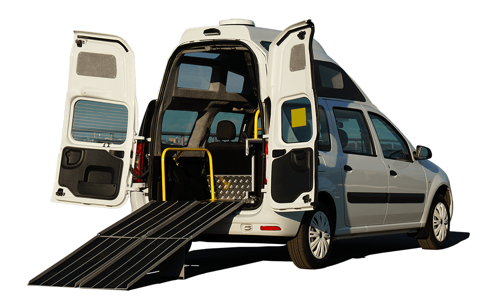 Автомобиль для перевозки инвалидов с пандусом на базе Lada Largus Plus