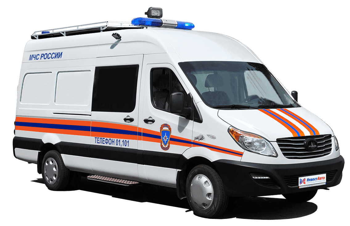 Аварийно-спасательный автомобиль на базе МАЗ 365022