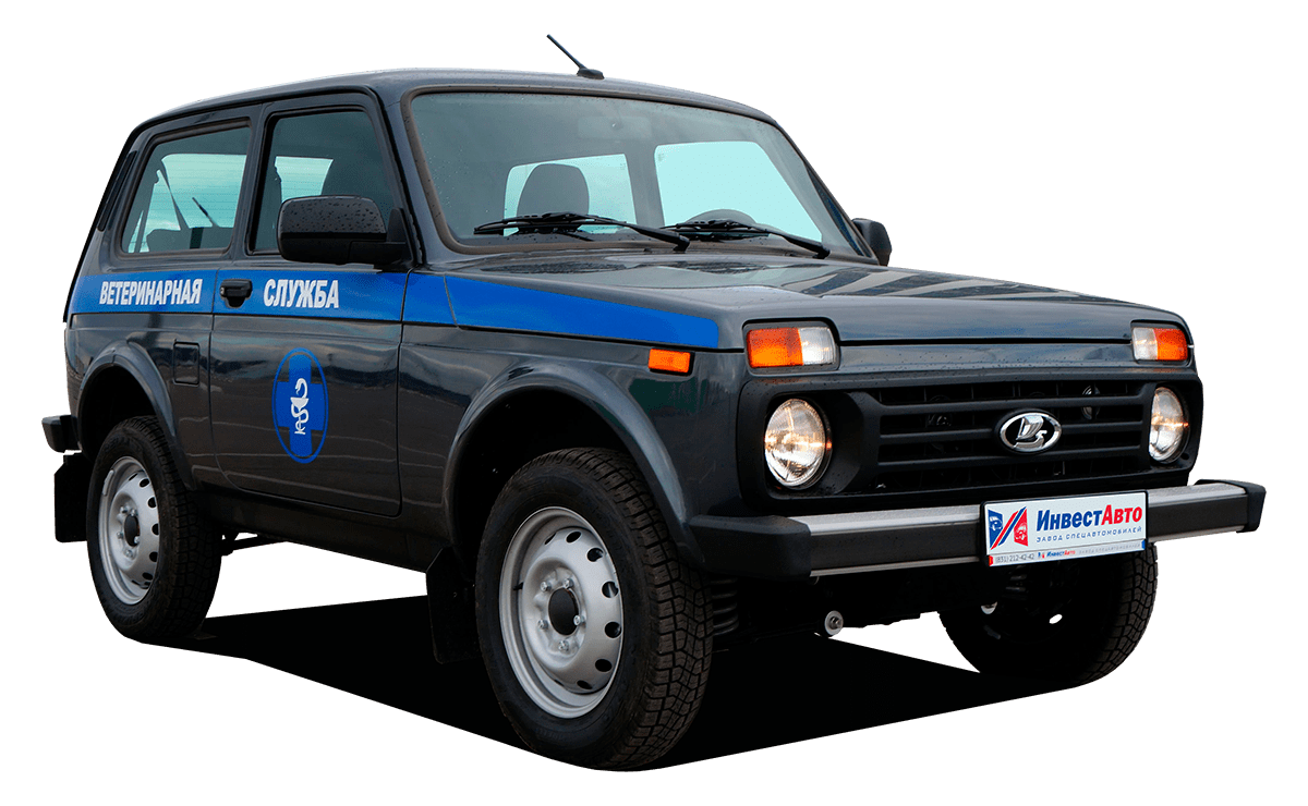 Автомобиль ветеринарной службы на базе Lada Niva Legend 4x4 (3 дв.)